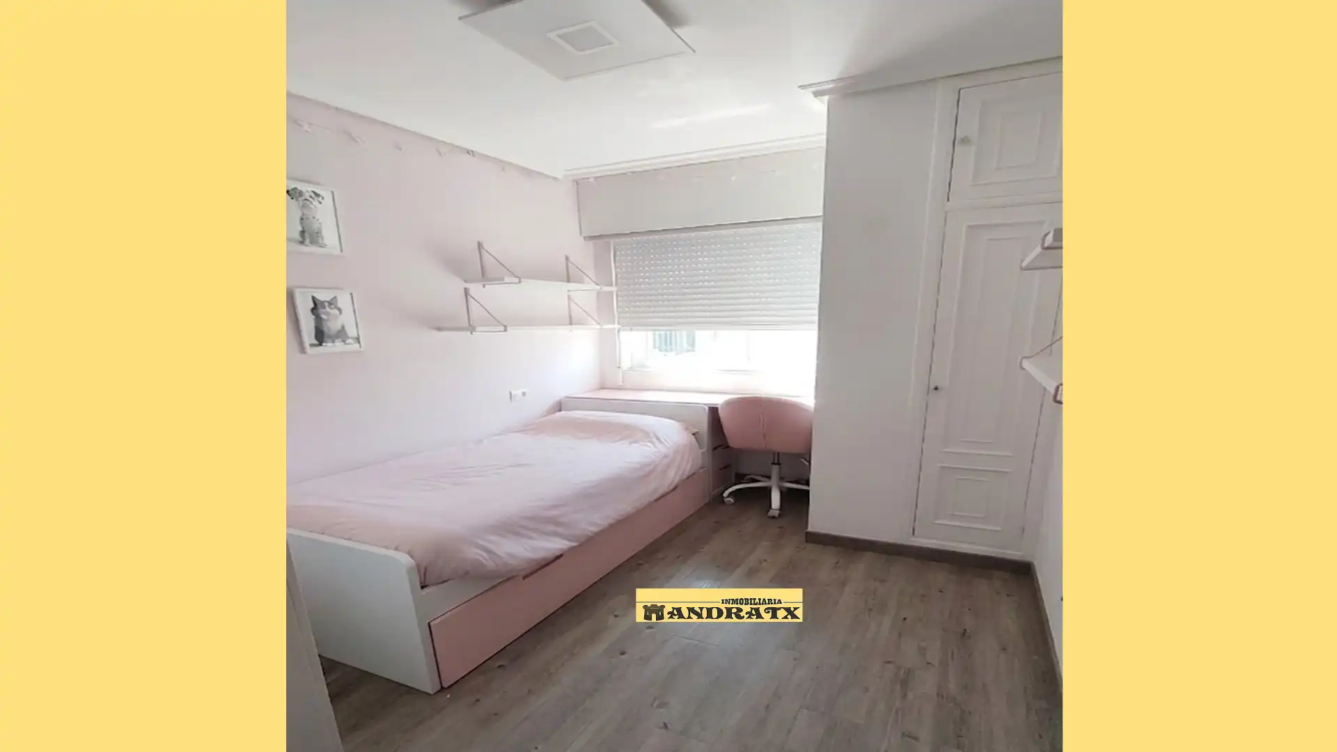 Schlafzimmer von Wohnung zum Verkauf in Narón mit Heizung und Möbliert