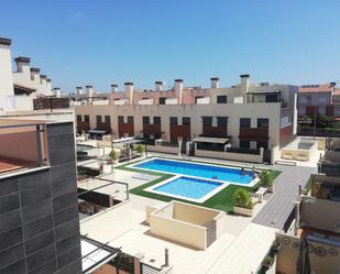 Swimming pool of Single-family semi-detached for sale in Castellón de la Plana / Castelló de la Plana  with Air Conditioner, Terrace and Balcony