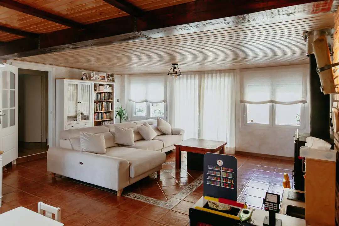 Sala de estar de Casa o chalet en venta en Lupiñén-Ortilla con Aire acondicionado, Calefacción y Jardín privado