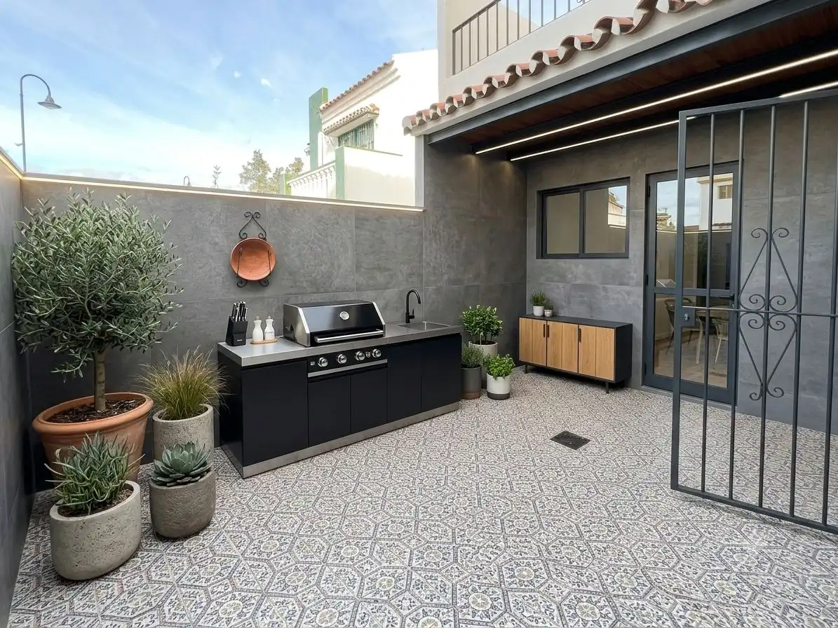 Terrassa de Casa o xalet en venda en Mijas amb Jardí privat, Terrassa i Traster