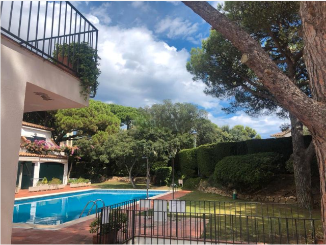 Garden of Flat for sale in Palafrugell  with Air Conditioner