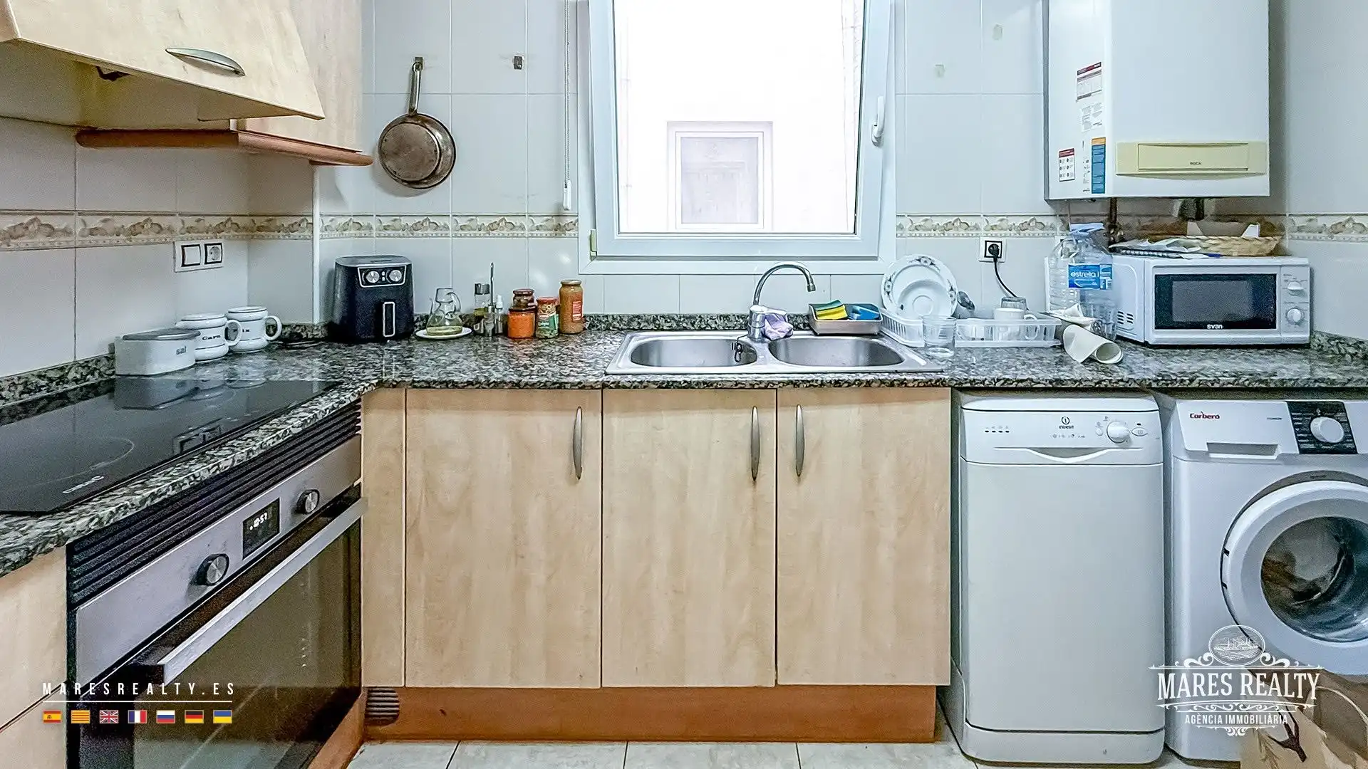 Cocina de Piso en venta en Lloret de Mar con Terraza y Amueblado