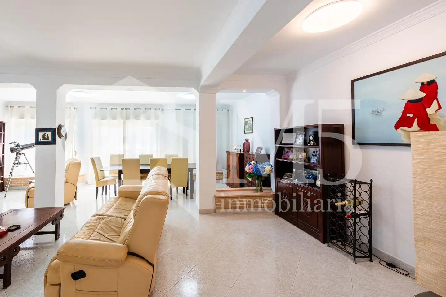 Sala de estar de Casa o chalet en venta en Vélez-Málaga con Jardín privado, Terraza y Piscina