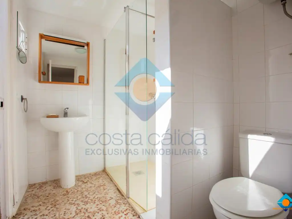Baño de Casa o chalet en venta en Mazarrón con Jardín privado, Terraza y Amueblado