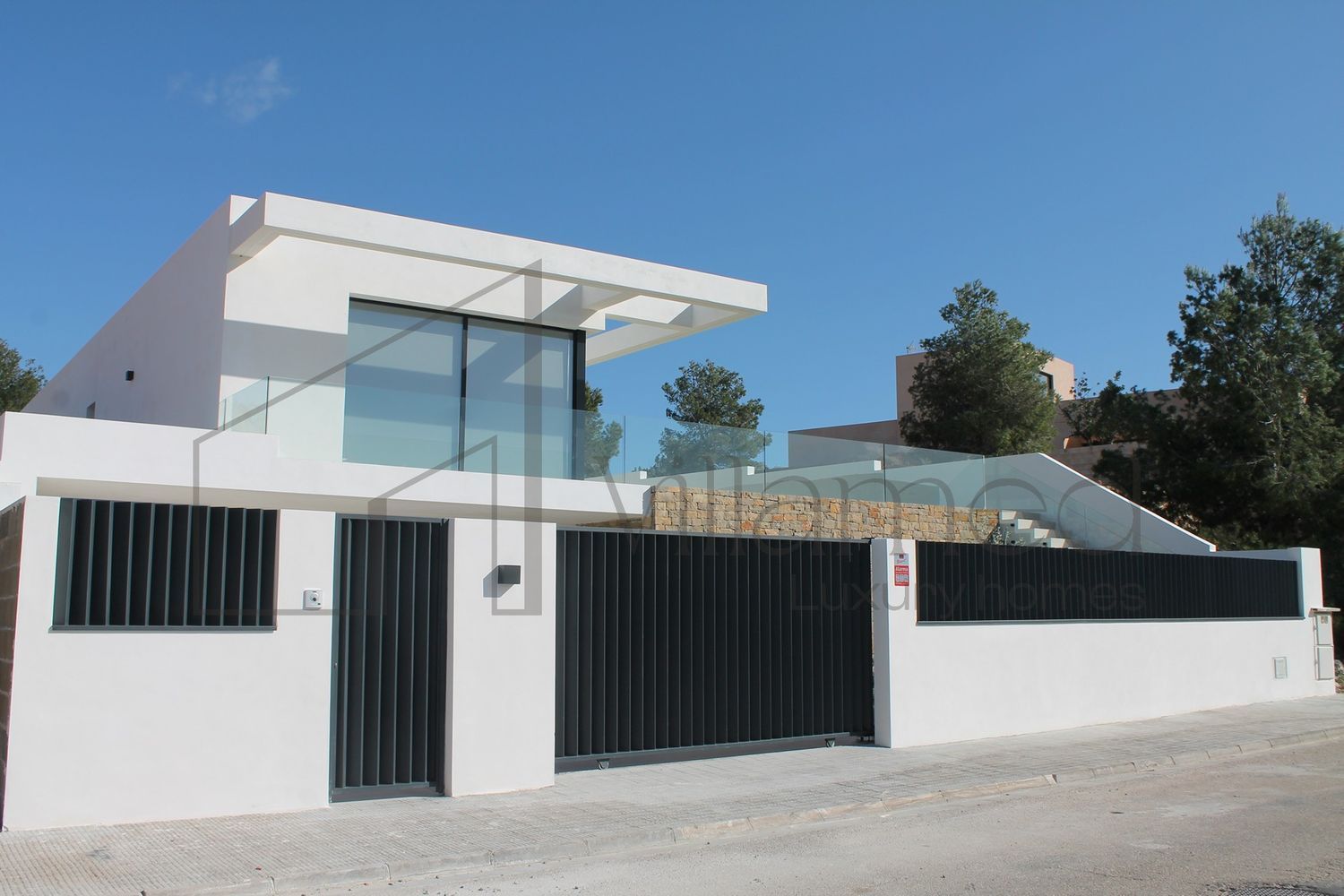 Exterior view of House or chalet for rent in Riba-roja de Túria  with Air Conditioner, Private garden and Terrace
