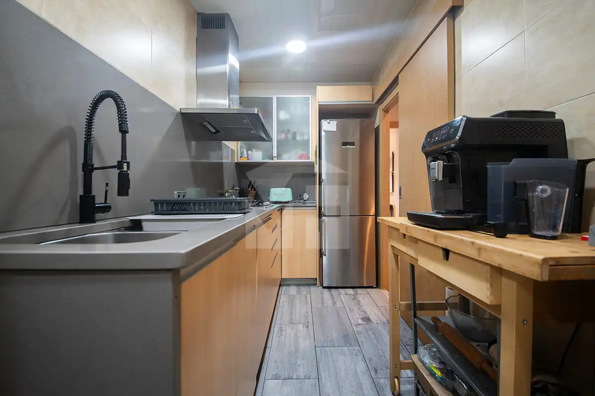 Kitchen of Flat for sale in Barcelona  with Air Conditioner and Heating