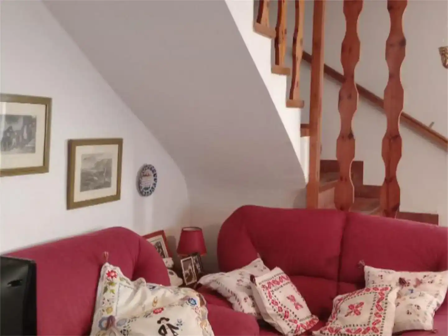 Sala d'estar de Casa adosada en venda en Landete
