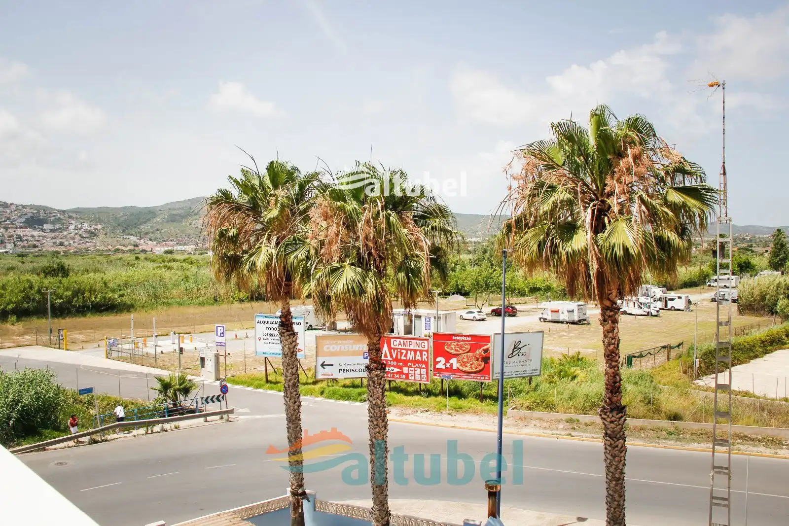 Vista exterior de Ático en venta en Peñíscola / Peníscola con Aire acondicionado, Terraza y Piscina