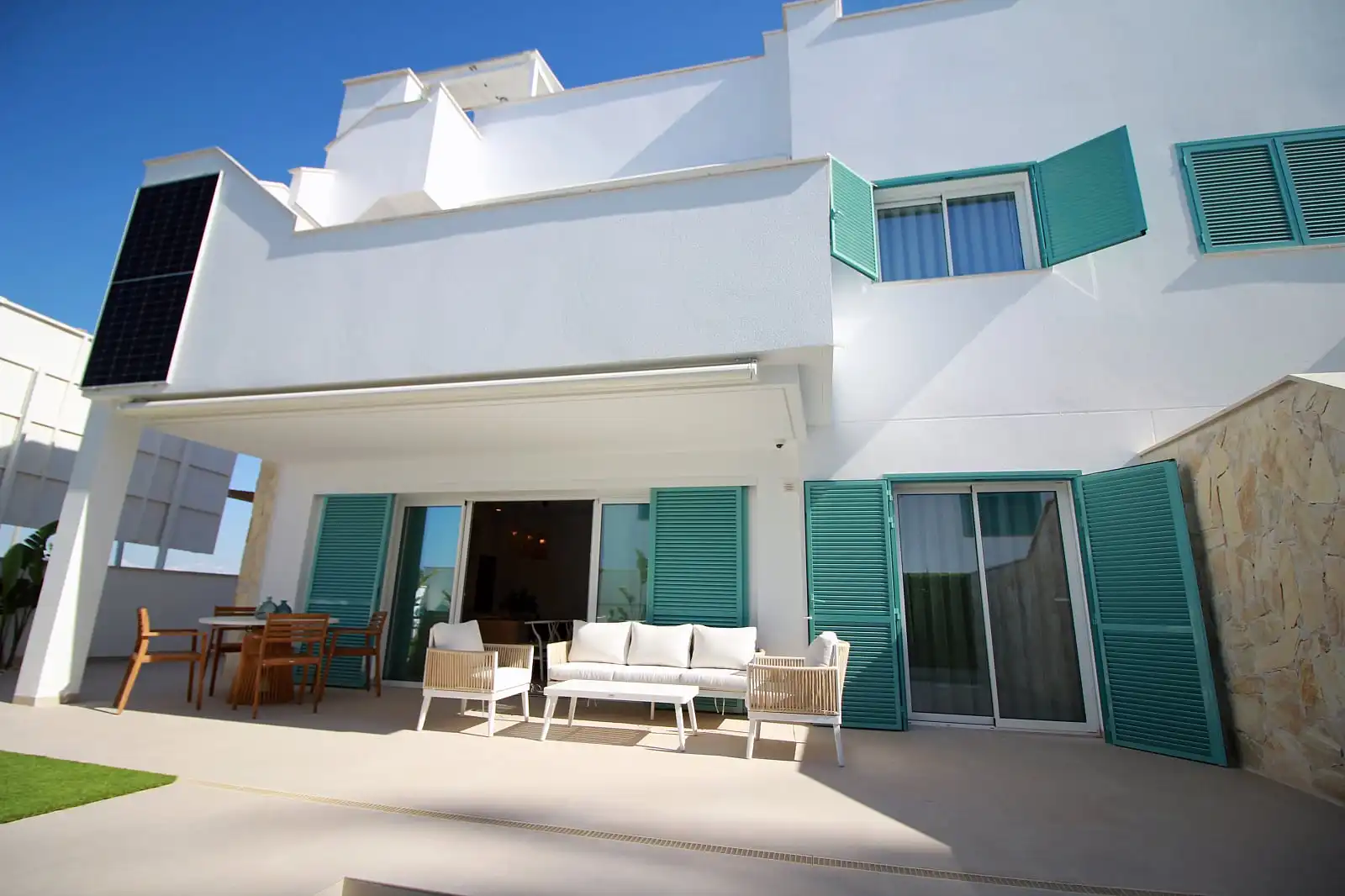 Terraza de Apartamento en venta en Pilar de la Horadada con Aire acondicionado, Jardín privado y Terraza