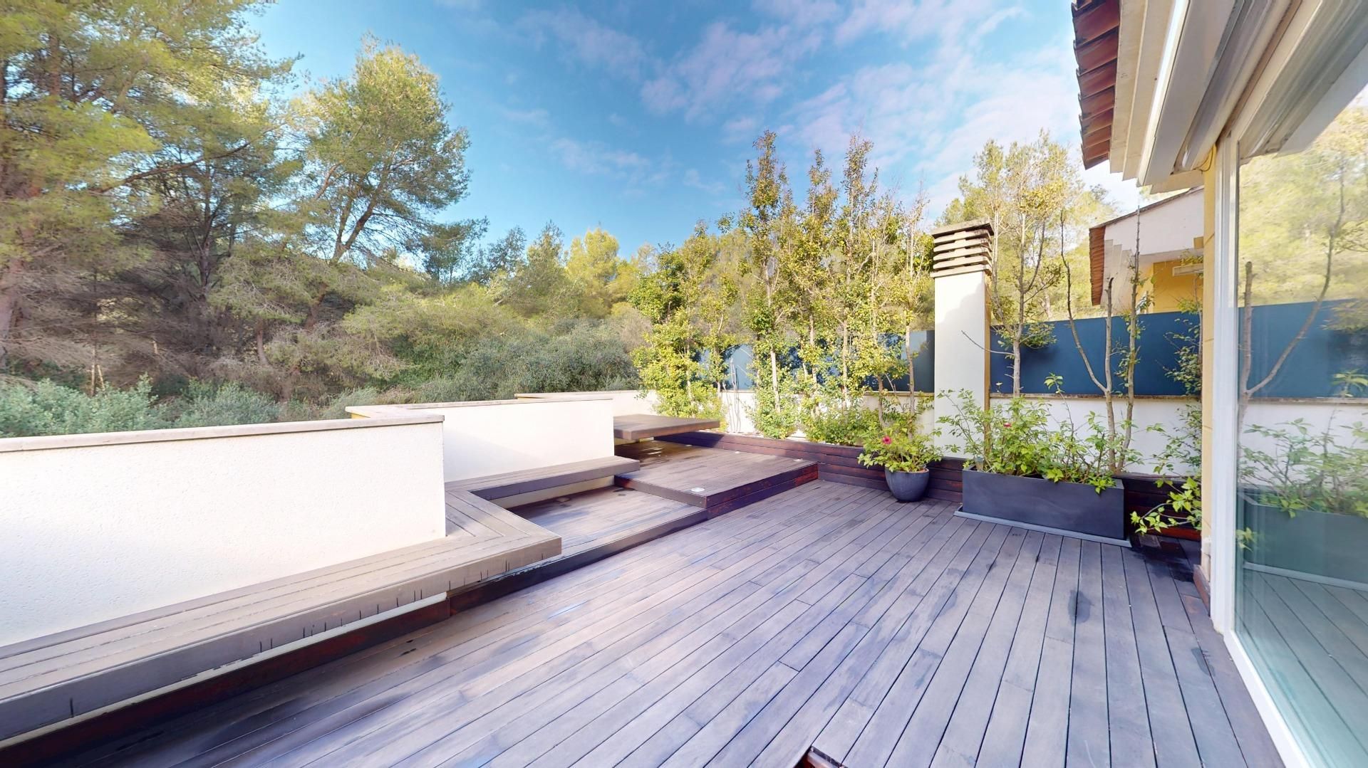 Terrasse von Wohnung zum Verkauf in  Palma de Mallorca mit Klimaanlage, Heizung und Parkett