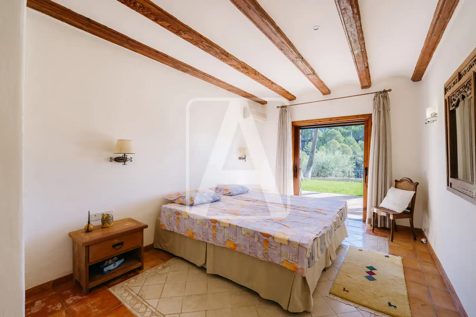 Habitación de Finca rústica en venta en Benissa con Aire acondicionado, Calefacción y Jardín privado
