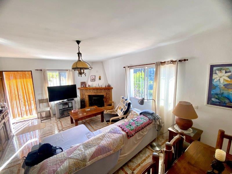 Sala d'estar de Casa adosada en venda en Málaga Capital amb Aire condicionat, Calefacció i Jardí privat