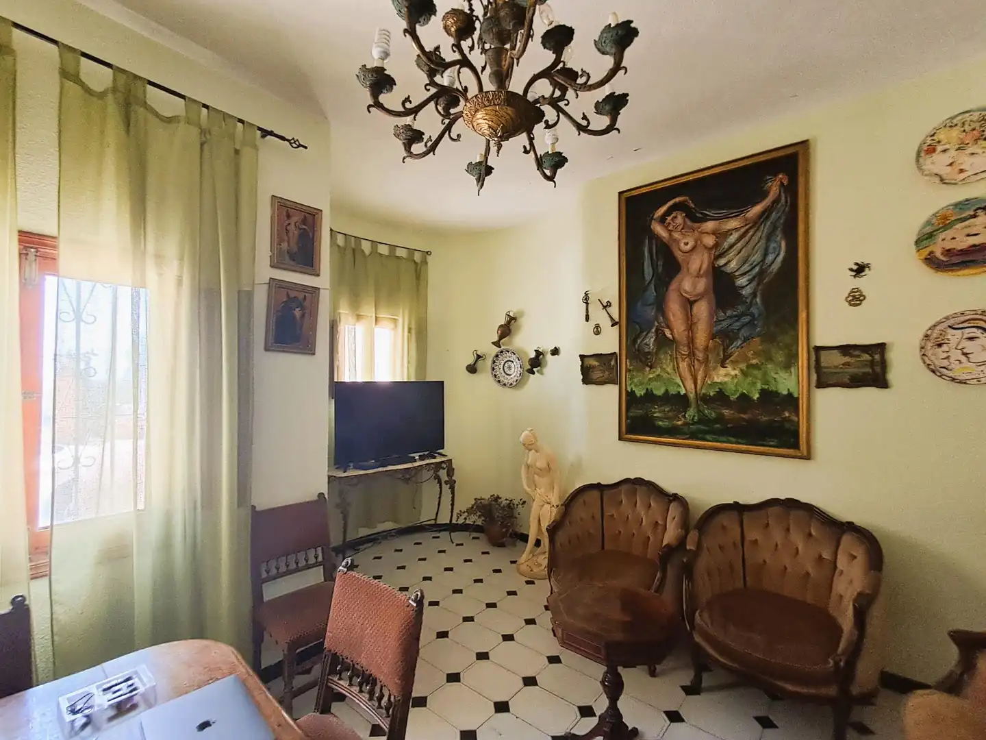Wohnzimmer von Country house zum Verkauf in Águilas mit Klimaanlage, Heizung und Privatgarten
