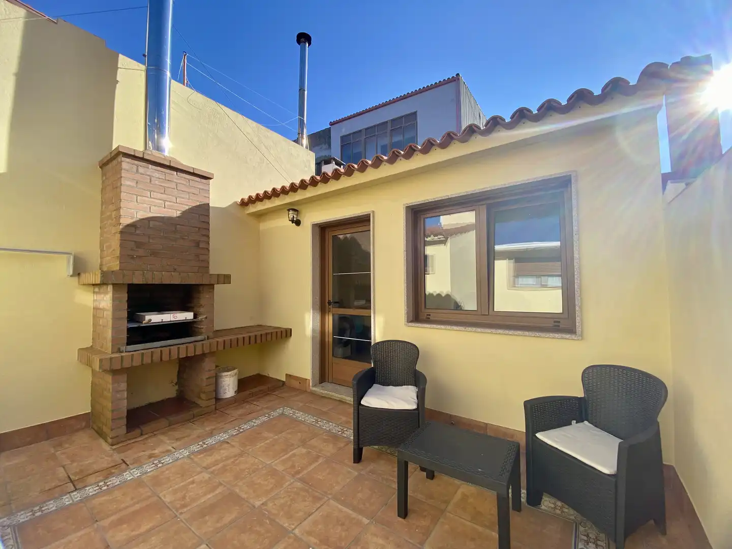 Terraza de Casa o chalet de alquiler en O Grove   con Amueblado, Horno y Lavadora