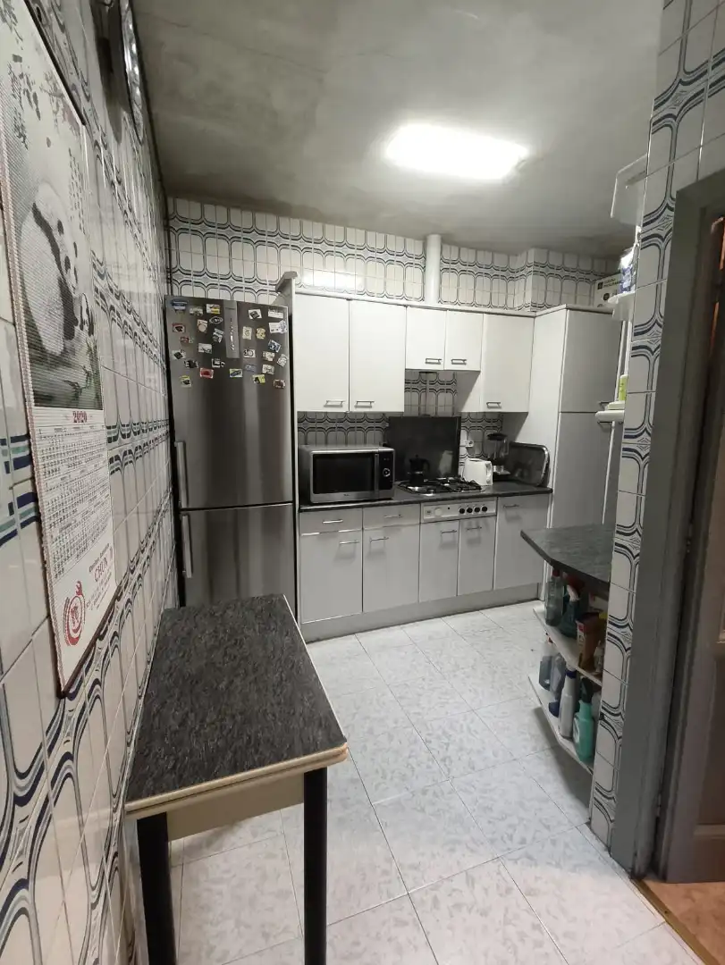 Kitchen of Flat for sale in Madrid  with Storage room and Balcony