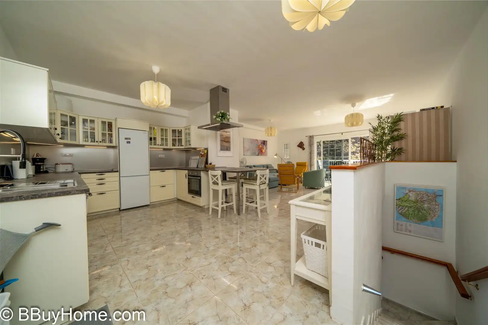 Küche von Maisonette zur Miete in Mogán mit Terrasse, Abstellraum und Möbliert