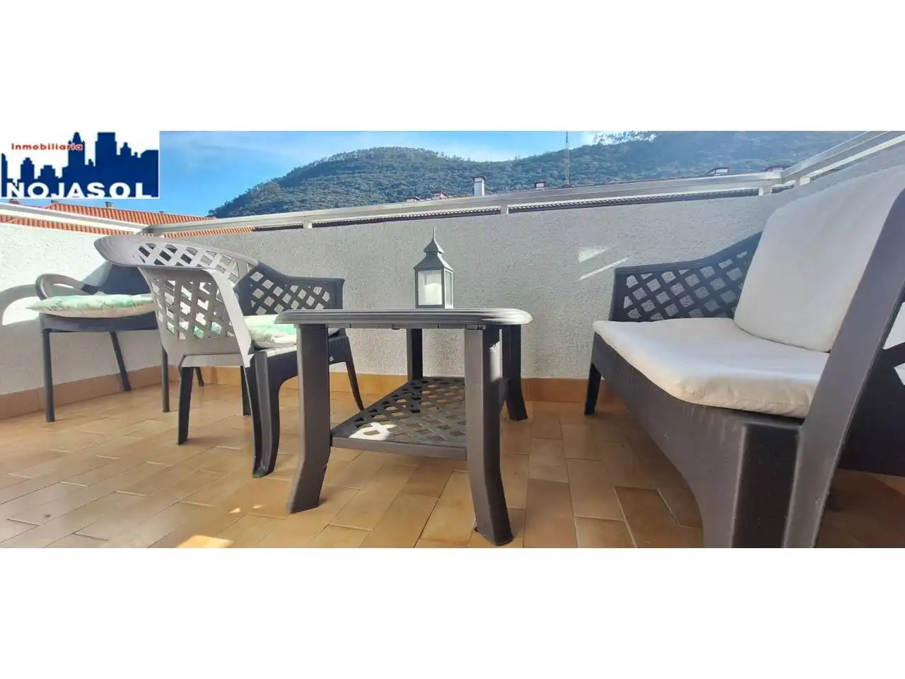 Terrassa de Apartament de lloguer en Noja amb Calefacció, Terrassa i Moblat