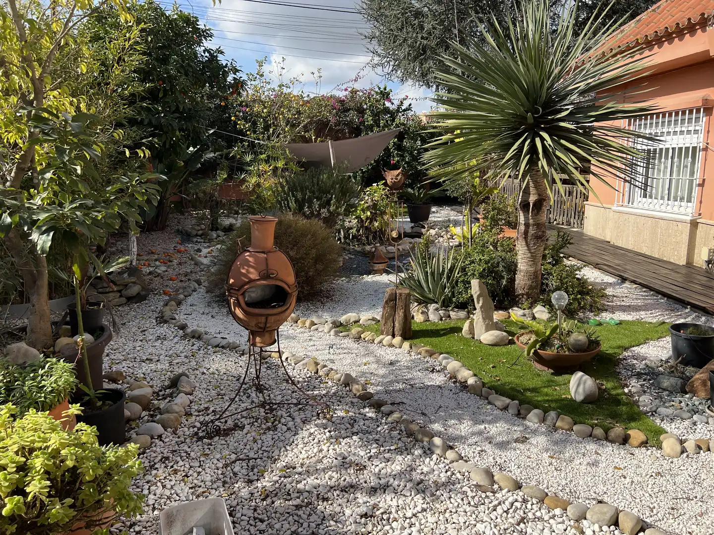 Jardí de Casa o xalet en venda en El Puerto de Santa María amb Aire condicionat, Jardí privat i Parquet