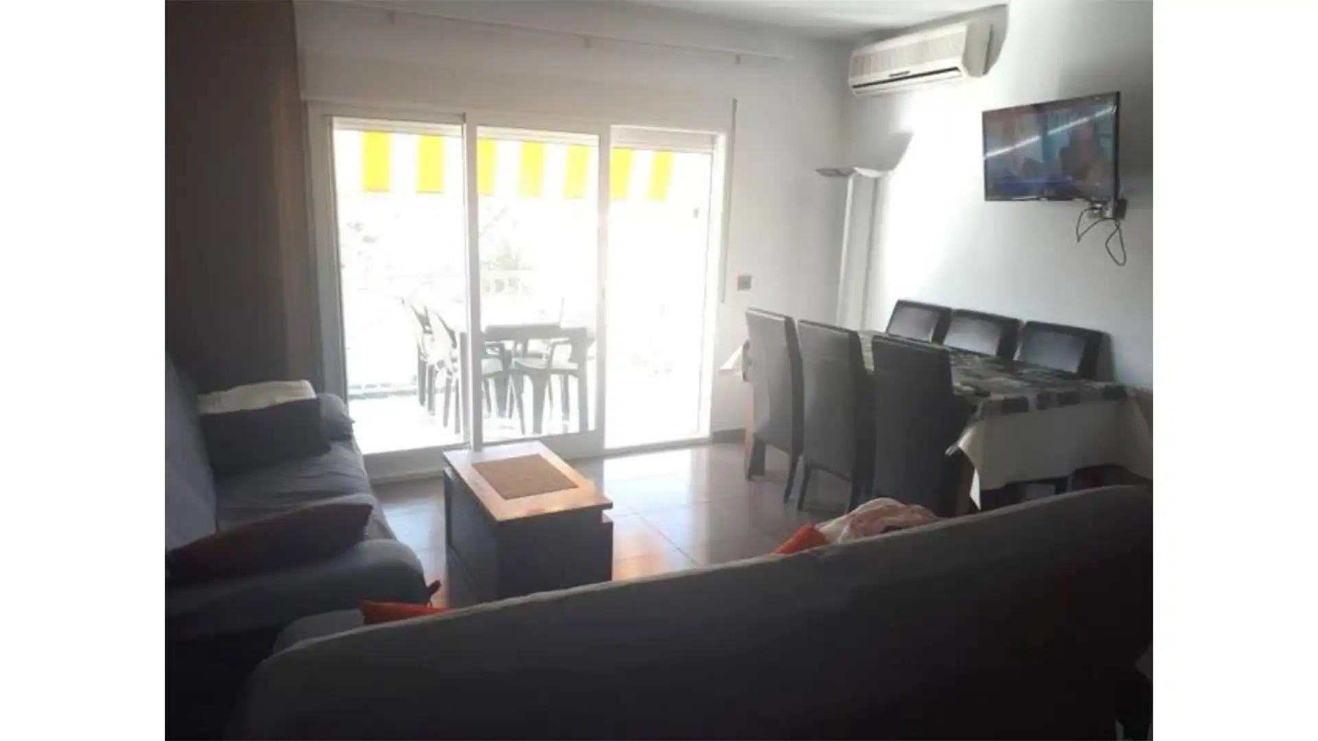 Sala de estar de Apartamento en venta en Piles con Aire acondicionado, Terraza y Amueblado