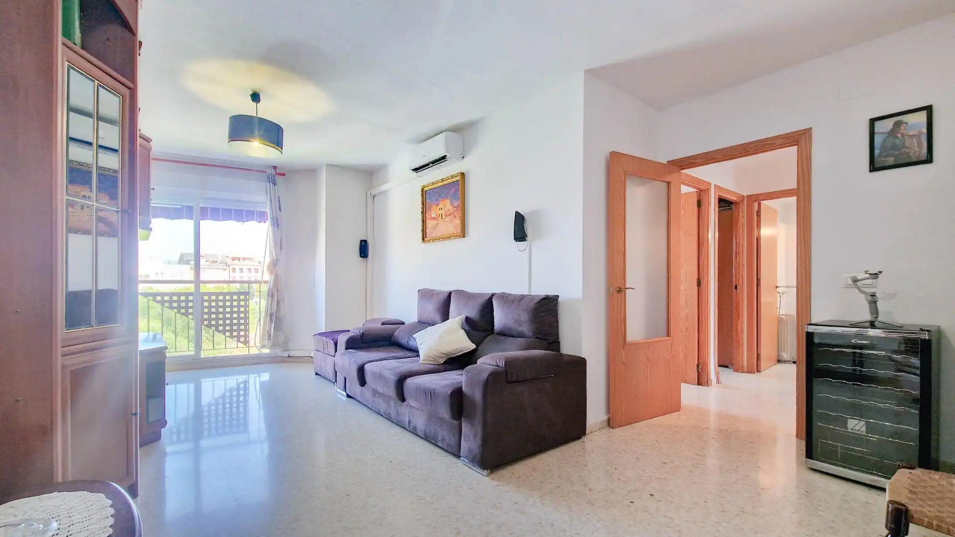 Sala de estar de Piso en venta en Badajoz con Aire acondicionado y Trastero