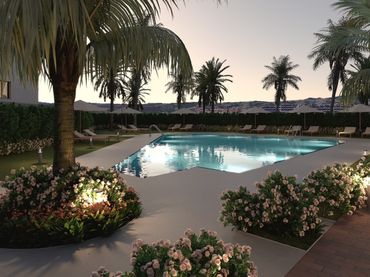 Penthouse mit Pool zum Verkauf in Casares pueblo