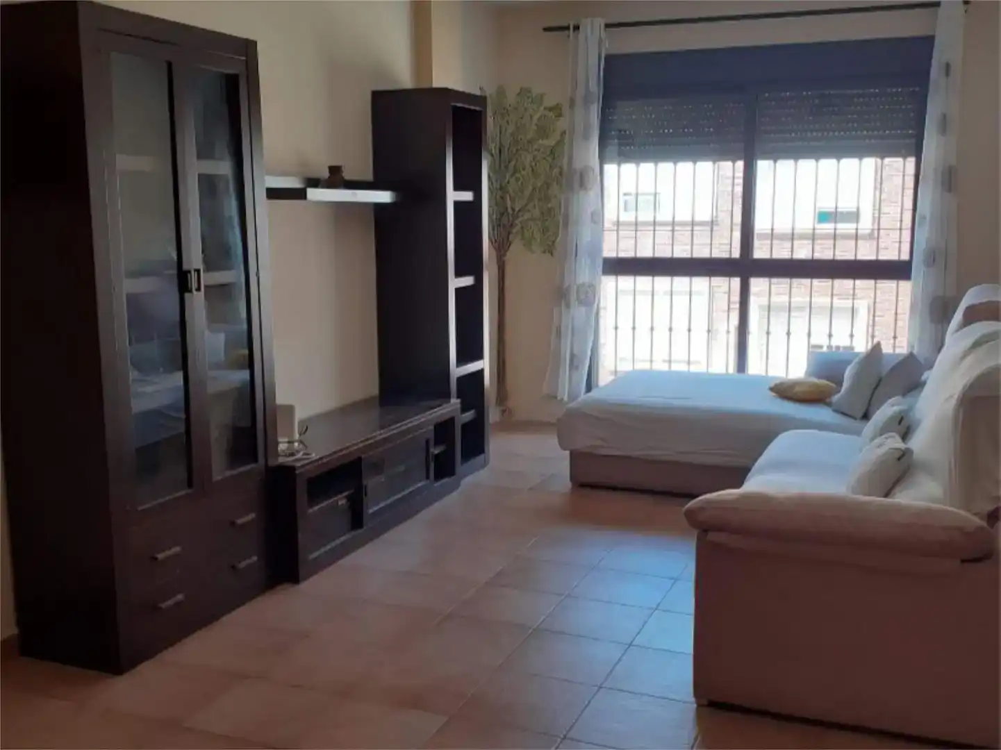 Sala de estar de Piso para compartir en Murcia con Aire acondicionado y Amueblado