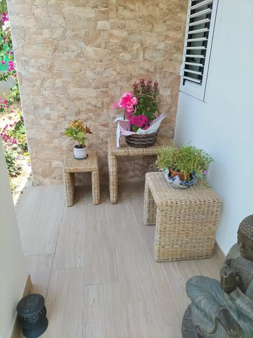 Terrassa de Casa o xalet en venda en Santa Eulària des Riu amb Aire condicionat, Calefacció i Piscina