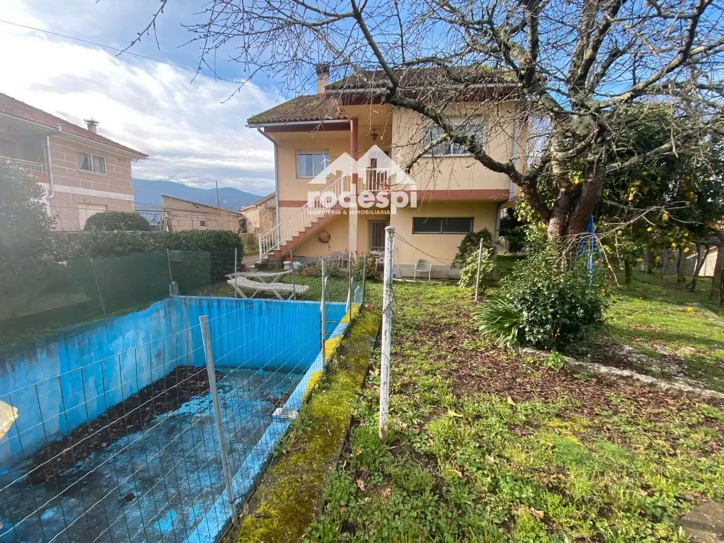 Exterior view of Houses for sale in Crecente  with Heating, Storage room and Swimming Pool