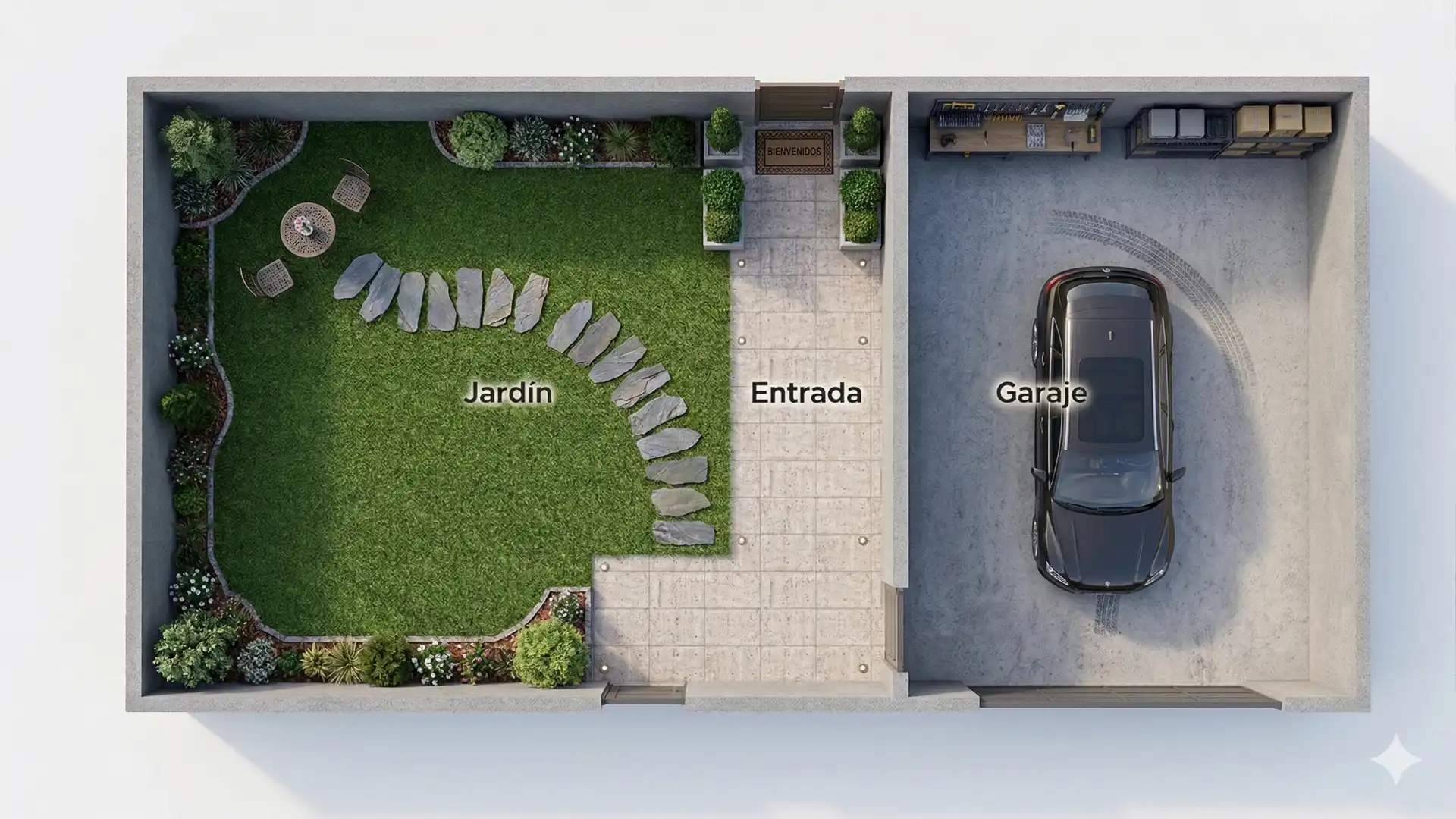 Jardín de Casa adosada en venta en Rivas-Vaciamadrid con Aire acondicionado, Calefacción y Jardín privado
