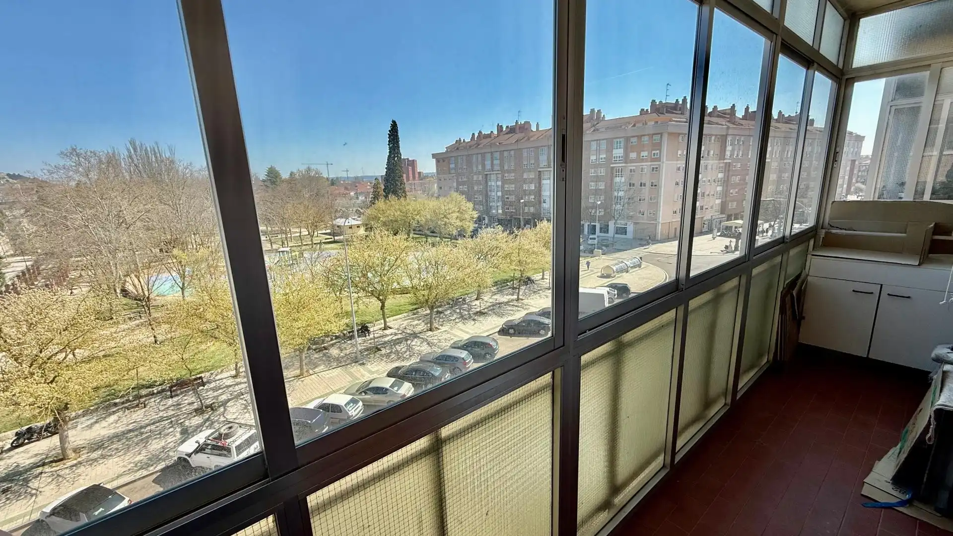 Vista exterior de Pis en venda en Palencia Capital amb Calefacció i Terrassa