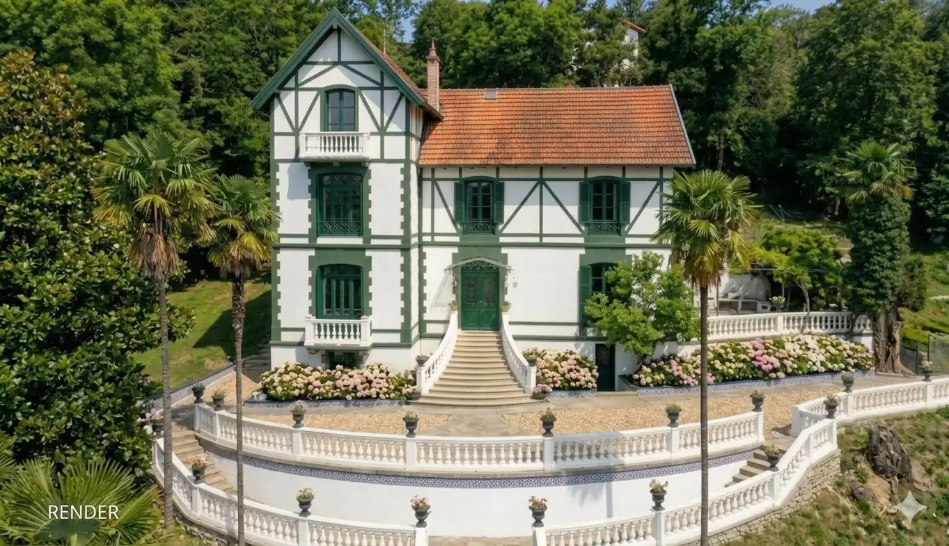 Vista exterior de Finca rústica en venta en Donostia - San Sebastián  con Calefacción, Jardín privado y Terraza