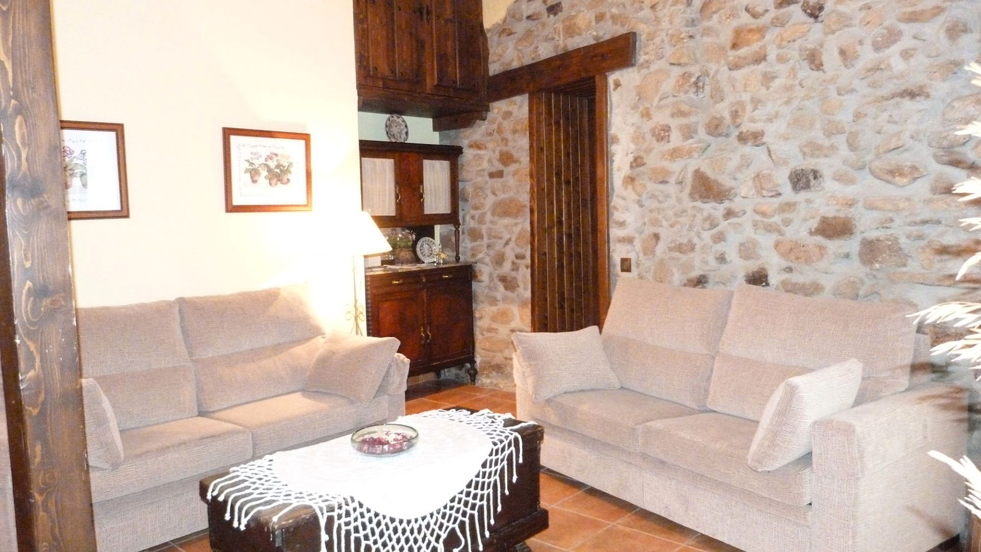 Living room of House or chalet for sale in Fuenllana  with Heating and Furnished