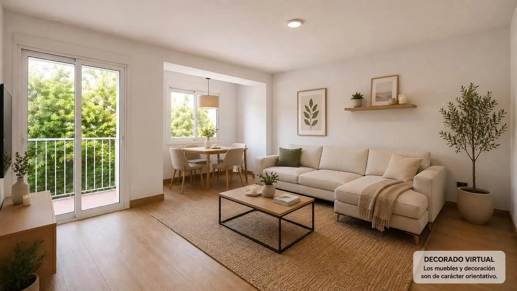 Sala de estar de Piso en venta en Almería con Balcón