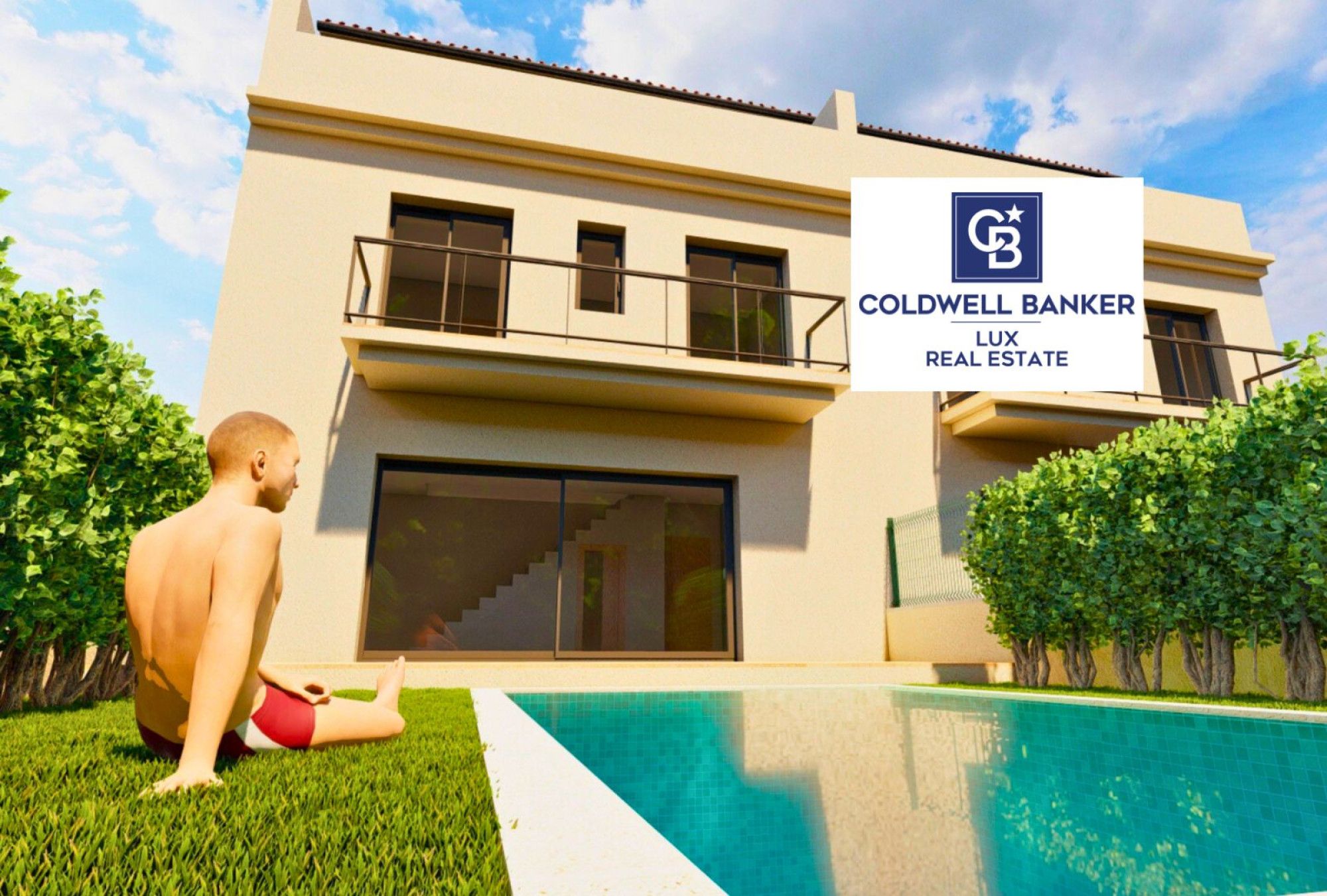 Swimming pool of Single-family semi-detached for sale in Vilabertran  with Air Conditioner, Heating and Terrace