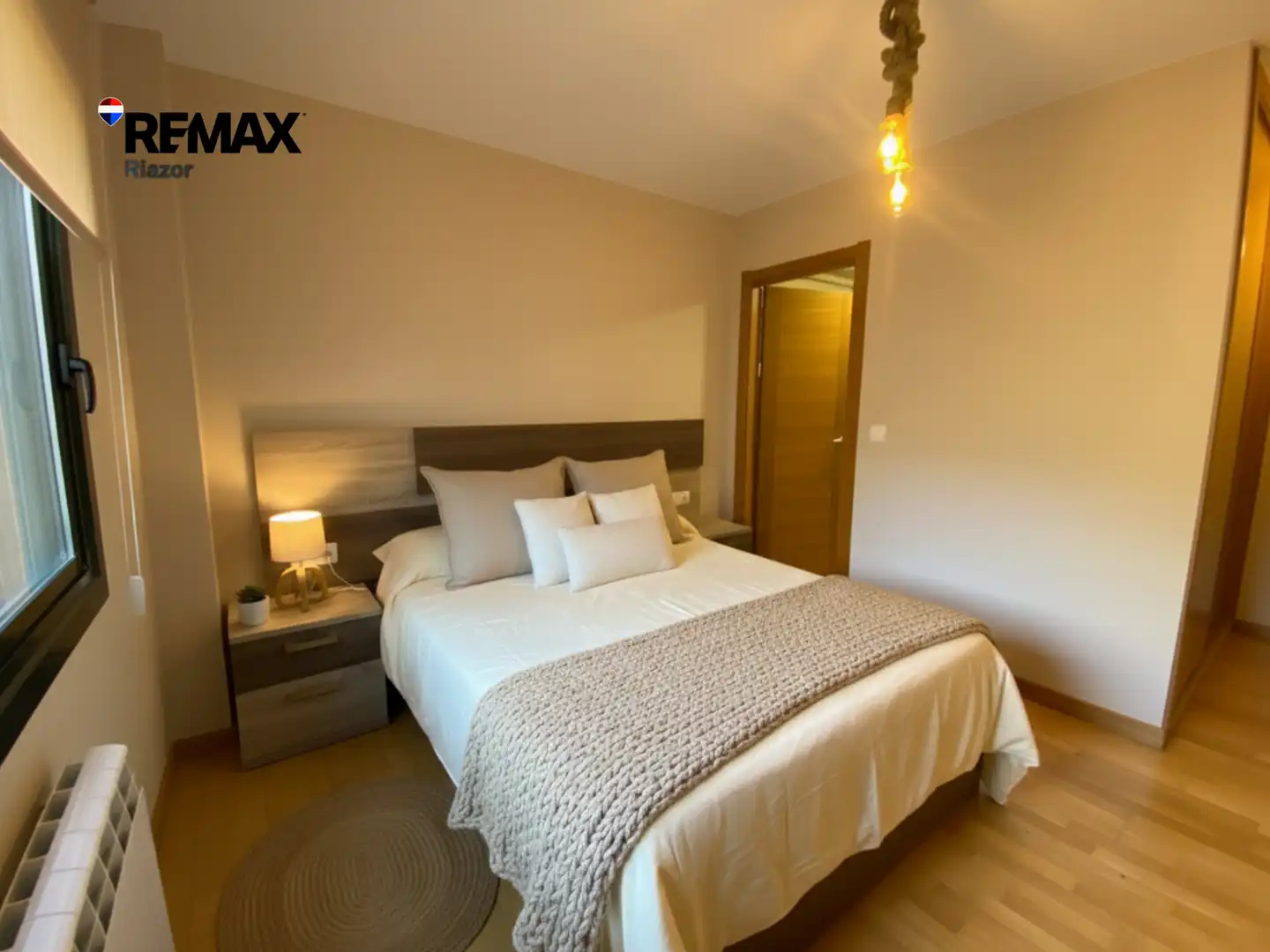 Bedroom of Flat for sale in Lalín  with Heating, Parquet flooring and Storage room