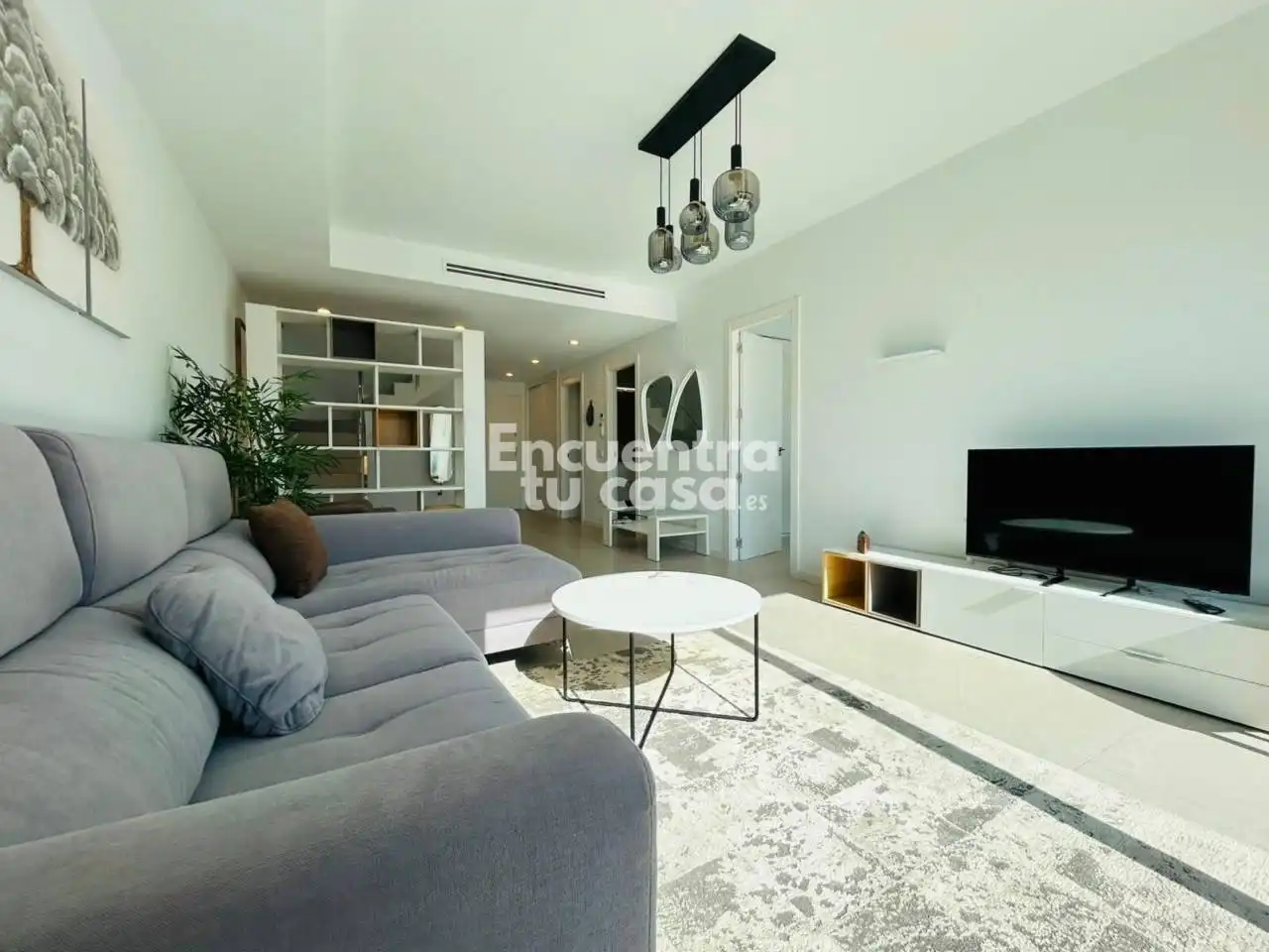 Wohnzimmer von Wohnung zur Miete in Finestrat mit Klimaanlage, Heizung und Terrasse