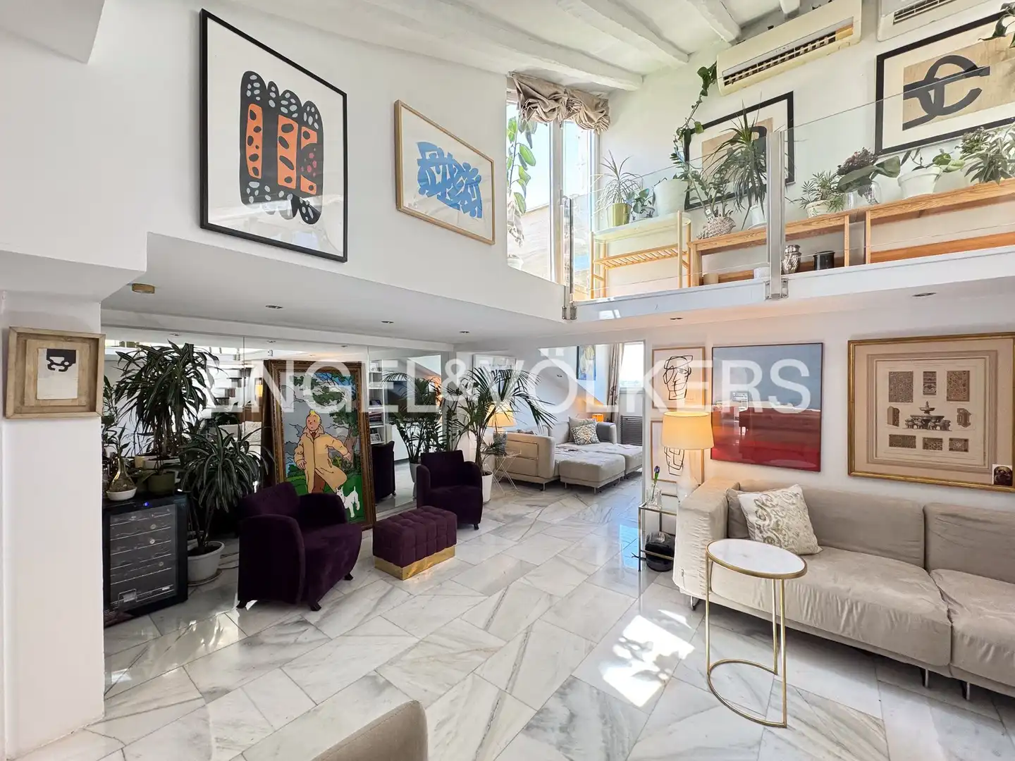 Living room of Flat for rent in Madrid  with Air Conditioner, Heating and Terrace