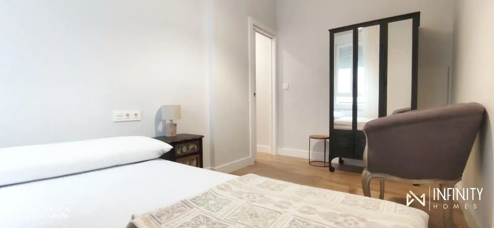 Schlafzimmer von Wohnung zur Miete in Bilbao  mit Heizung