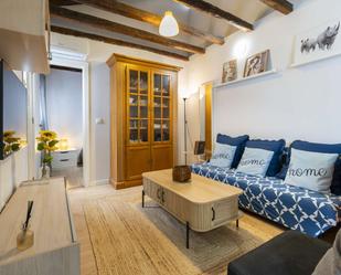 Living room of Apartment to share in  Madrid Capital  with Air Conditioner and Terrace