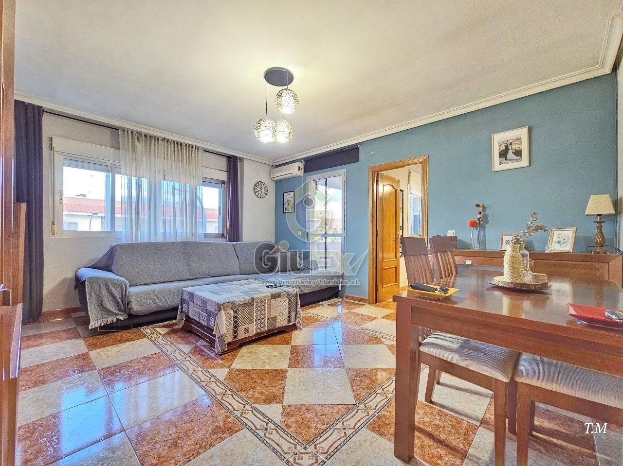 Living room of Flat for sale in Cáceres Capital  with Air Conditioner, Heating and Terrace