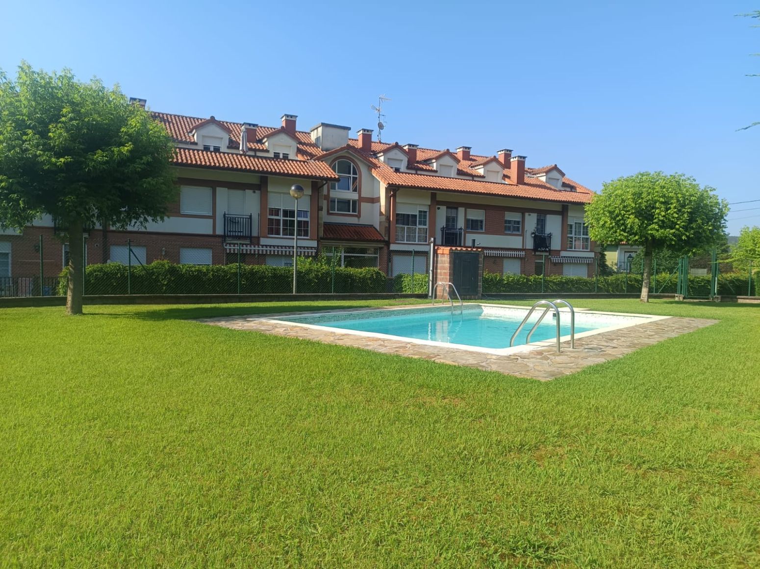 Swimming pool of Flat for sale in Castañeda  with Heating, Private garden and Parquet flooring