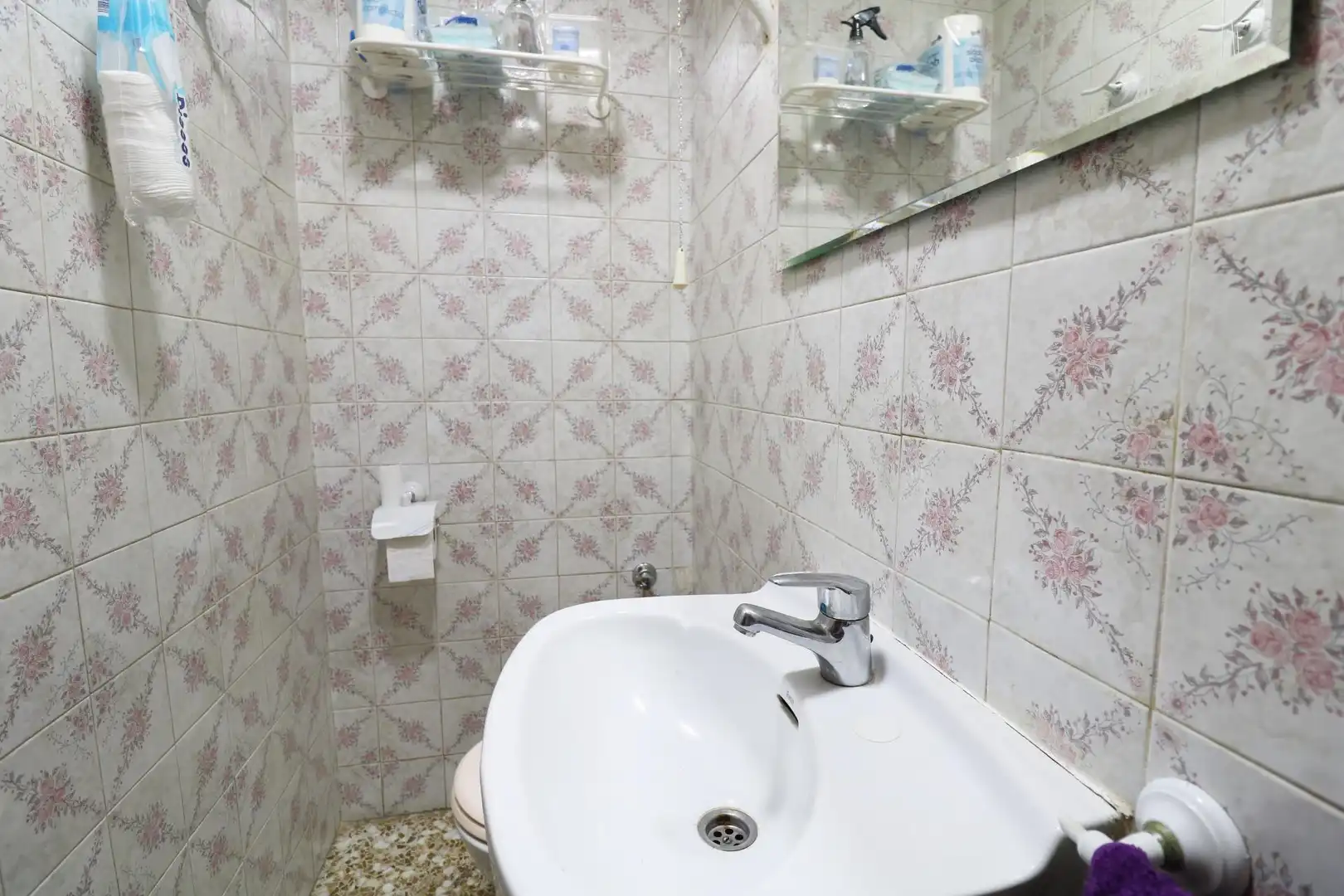 Badezimmer von Wohnung zum Verkauf in Elche / Elx mit Klimaanlage, Möbliert und Balkon