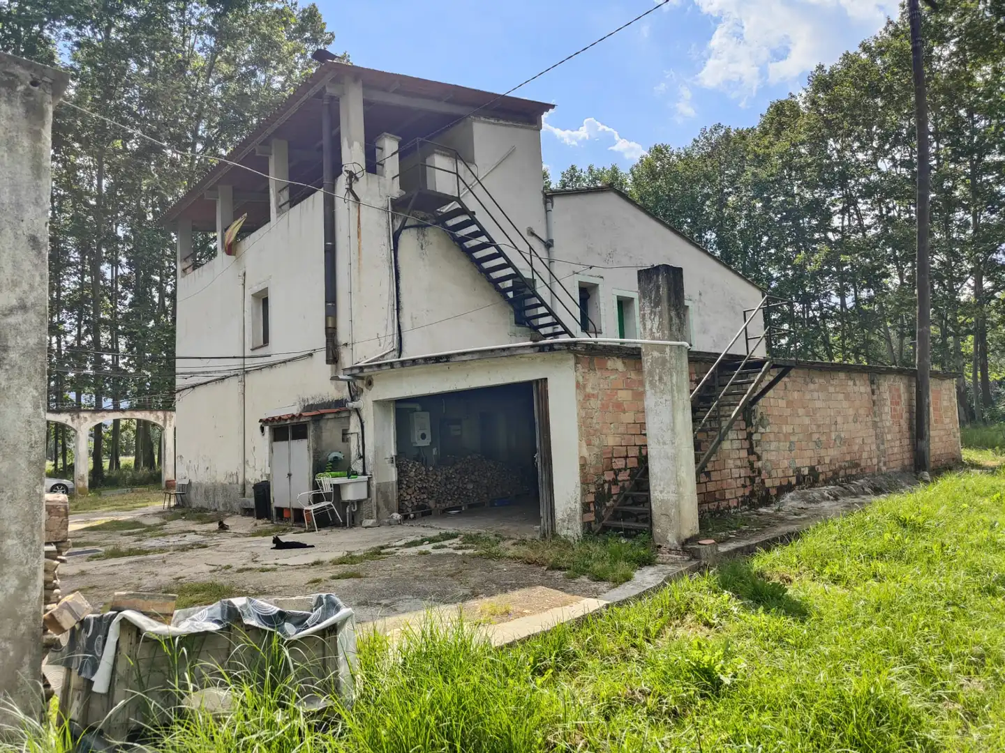 Vista exterior de Casa o chalet en venta en Sant Julià del Llor i Bonmatí con Calefacción y Amueblado