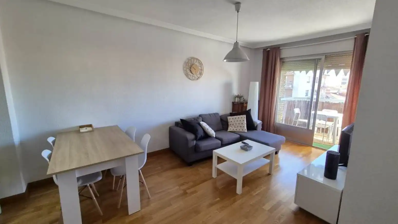 Sala de estar de Piso de alquiler en Salamanca con Calefacción, Parquet y Amueblado