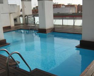 Swimming pool of Flat to rent in  Madrid Capital  with Air Conditioner, Heating and Parquet flooring