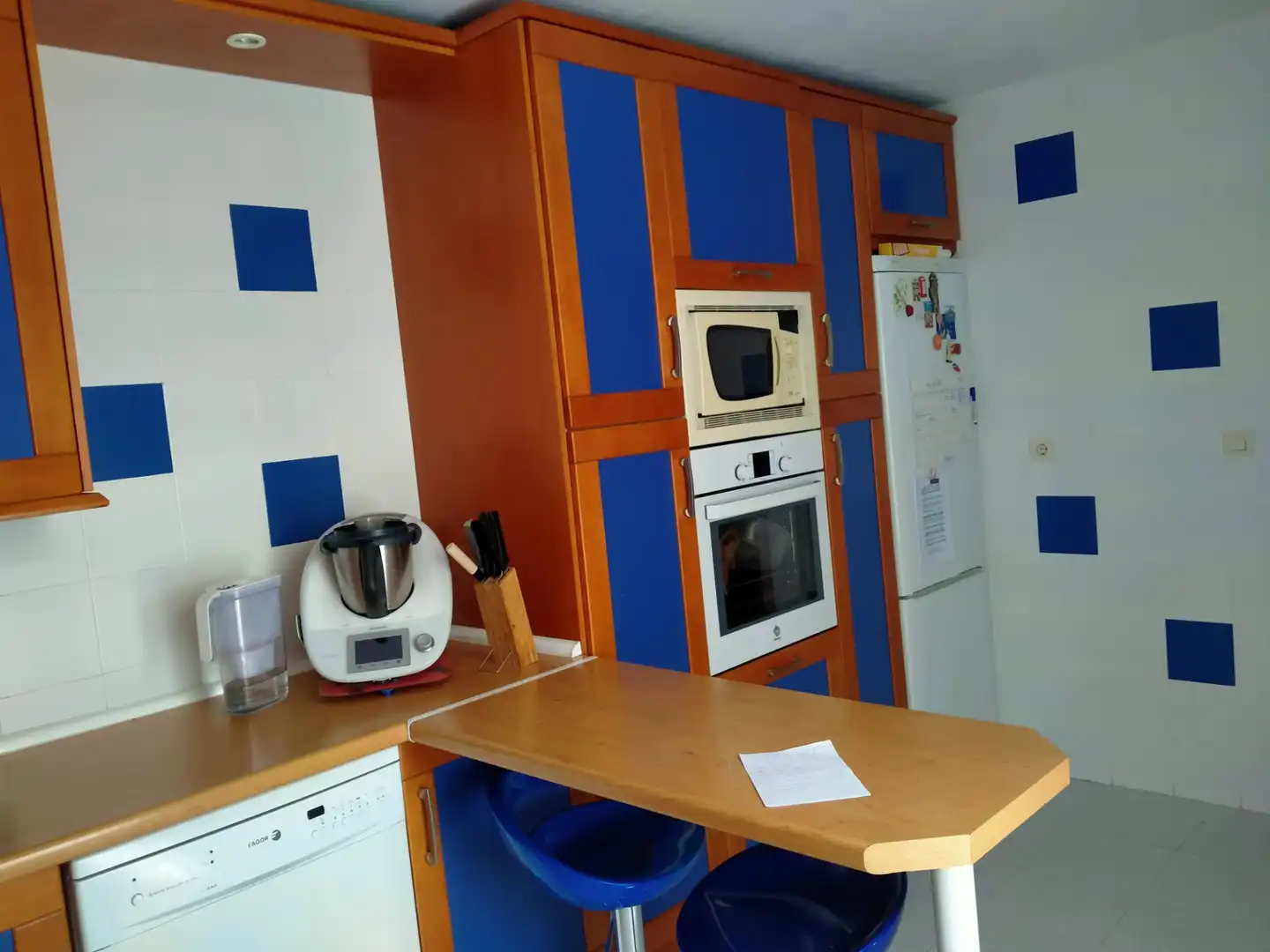 Kitchen of Flat for rent in Cáceres  with Air Conditioner, Heating and Furnished