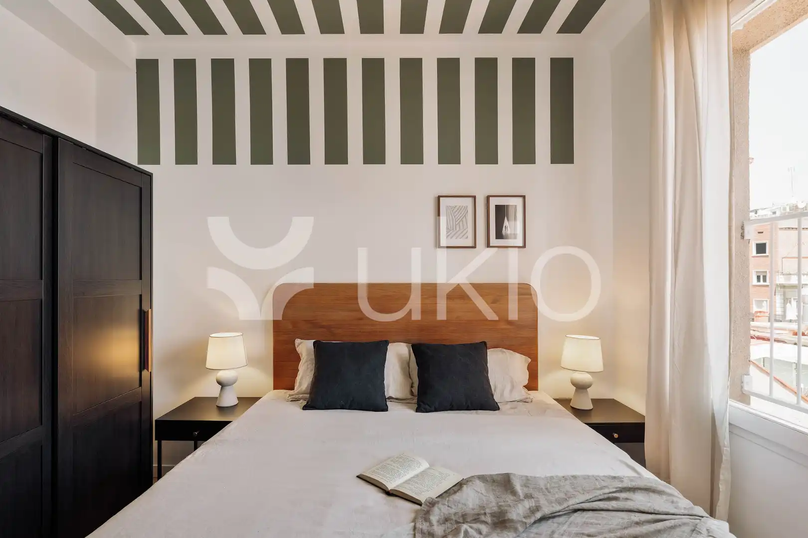 Habitación de Apartamento de alquiler en Barcelona con Aire acondicionado, Calefacción y Terraza