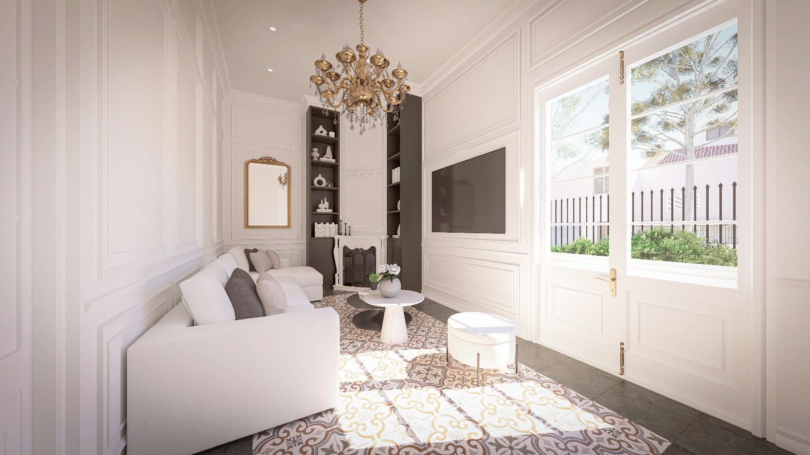 Living room of House or chalet for sale in Sant Feliu de Llobregat  with Heating, Private garden and Terrace