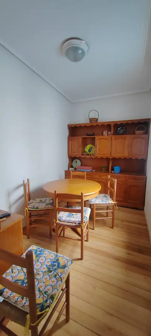 Esszimmer von Wohnung zur Miete in Bilbao  mit Heizung, Parkett und Terrasse