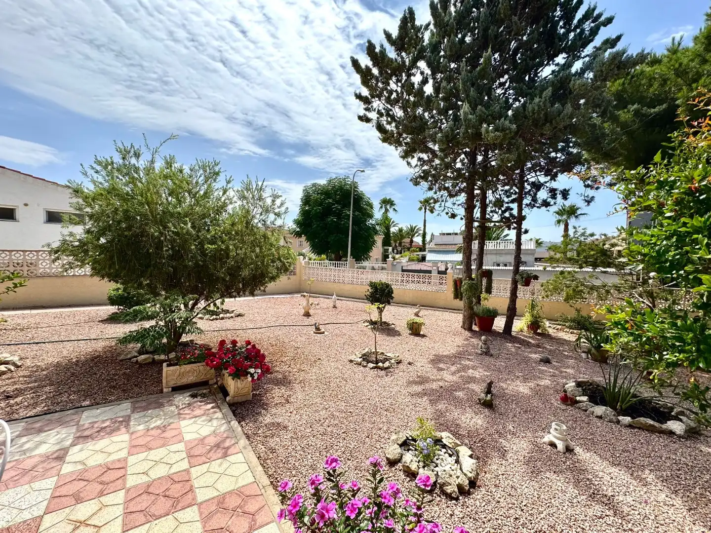 Garten von Haus oder Chalet zur Miete in Rojales mit Klimaanlage, Heizung und Privatgarten